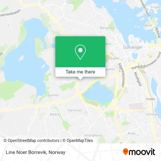 Line Noer Borrevik map