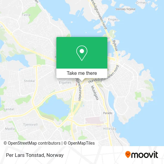 Per Lars Tonstad map