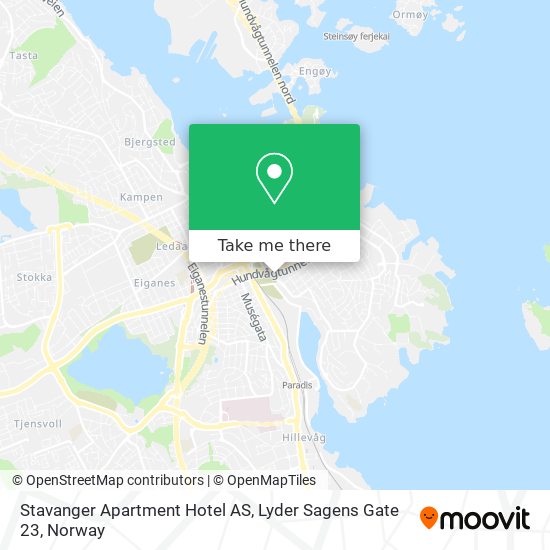 Stavanger Apartment Hotel AS, Lyder Sagens Gate 23 map