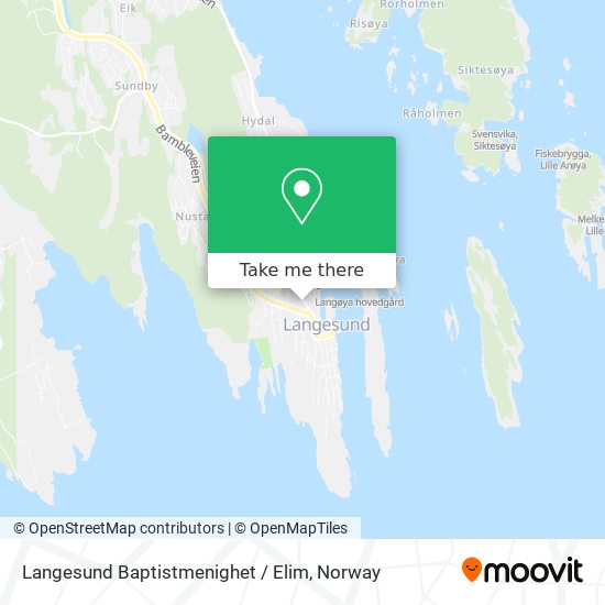 Langesund Baptistmenighet / Elim map