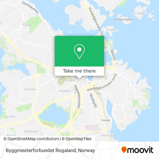 Byggmesterforbundet Rogaland map