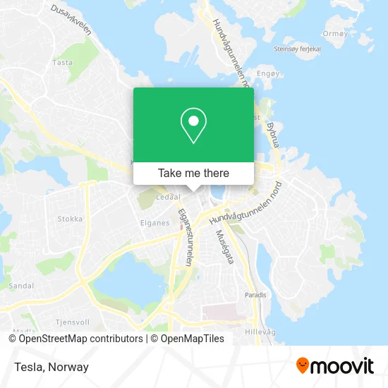 Tesla map