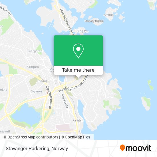 Stavanger Parkering map