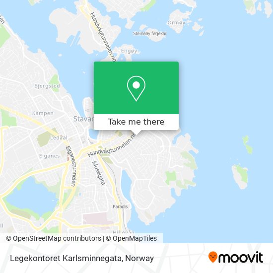 Legekontoret Karlsminnegata map