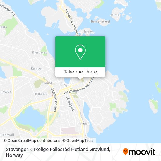 Stavanger Kirkelige Fellesråd Hetland Gravlund map