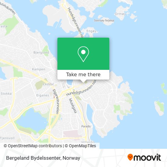 Bergeland Bydelssenter map