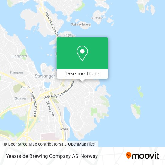 Yeastside Brewing Company AS map