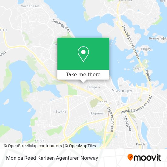 Monica Røed Karlsen Agenturer map