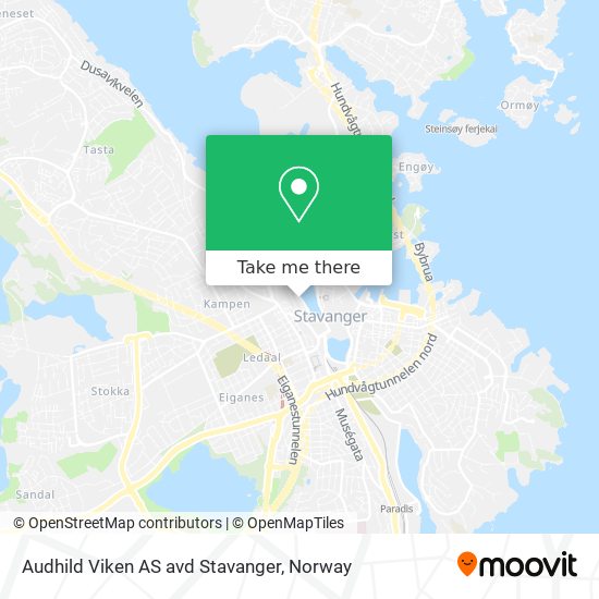 Audhild Viken AS avd Stavanger map