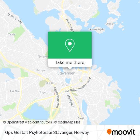Gps Gestalt Psykoterapi Stavanger map