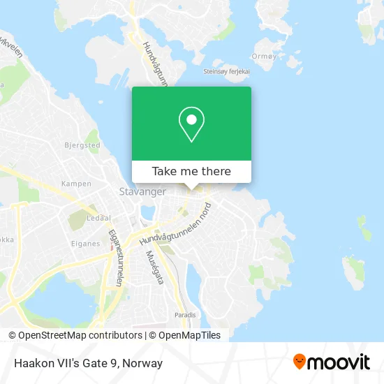 Haakon VII's Gate 9 map