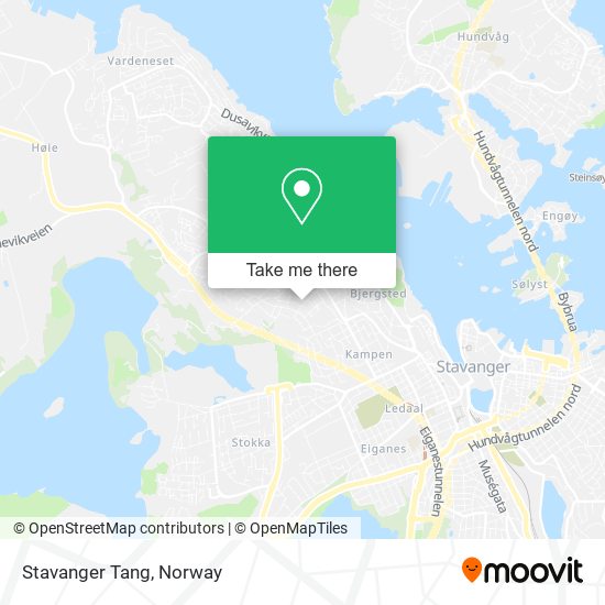 Stavanger Tang map