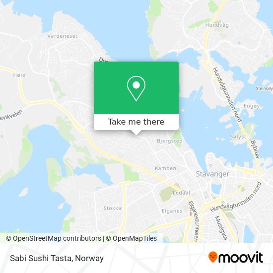 Sabi Sushi Tasta map