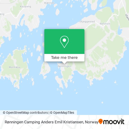 Rønningen Camping Anders Emil Kristiansen map