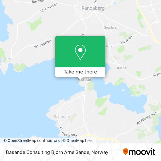 Basande Consulting Bjørn Arne Sande map