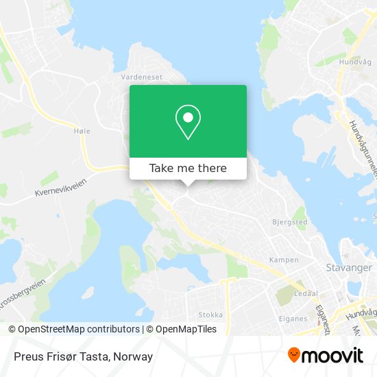 Preus Frisør Tasta map