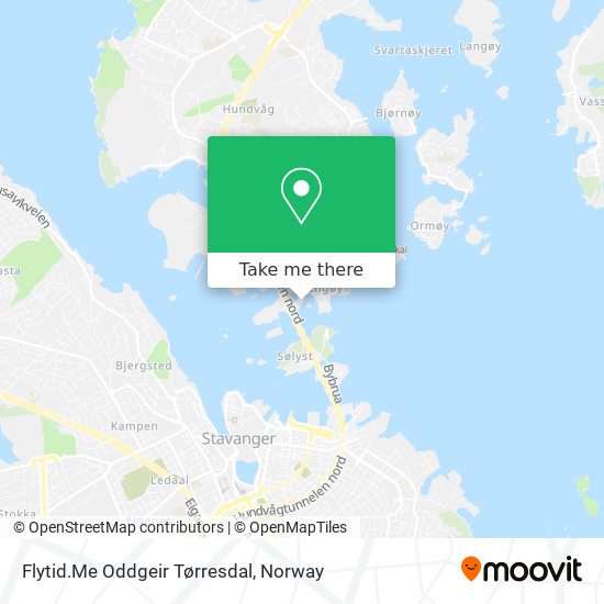 Flytid.Me Oddgeir Tørresdal map
