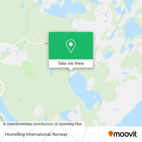 Hostelling International map