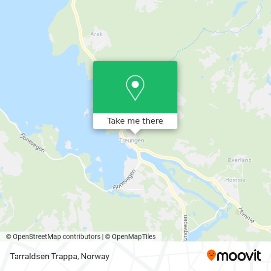 Tarraldsen Trappa map