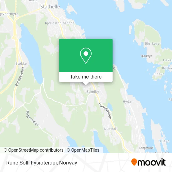 Rune Solli Fysioterapi map