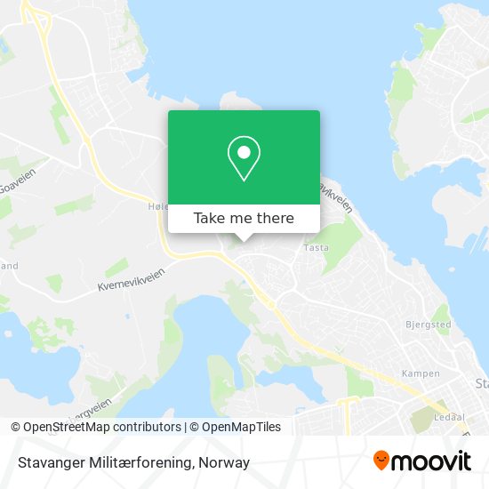 Stavanger Militærforening map