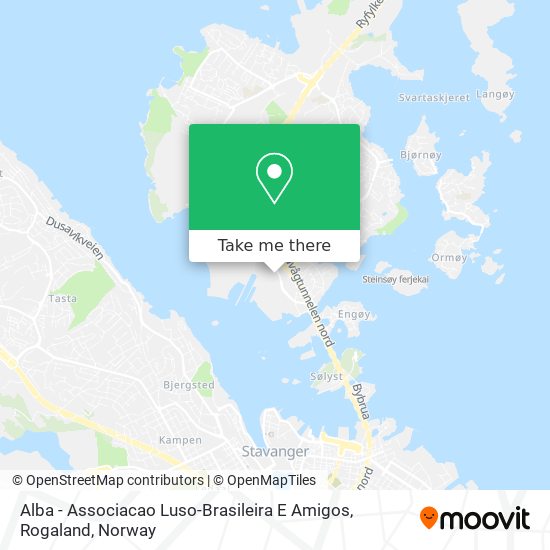 Alba - Associacao Luso-Brasileira E Amigos, Rogaland map
