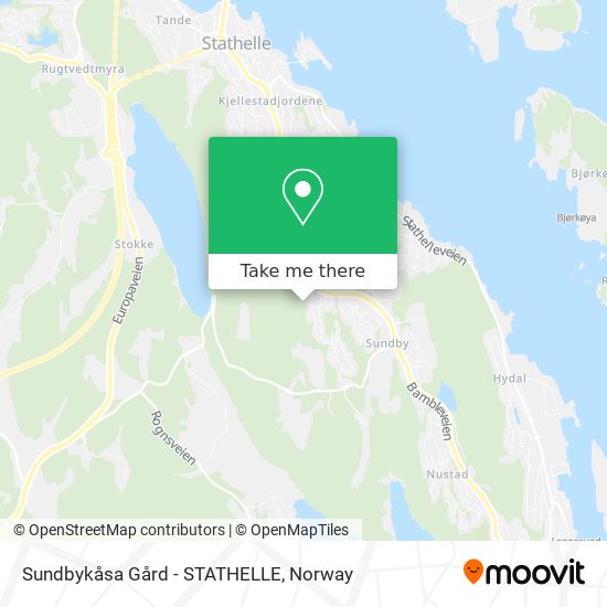 Sundbykåsa Gård - STATHELLE map