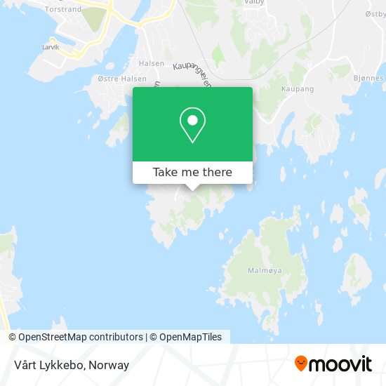 Vårt Lykkebo map