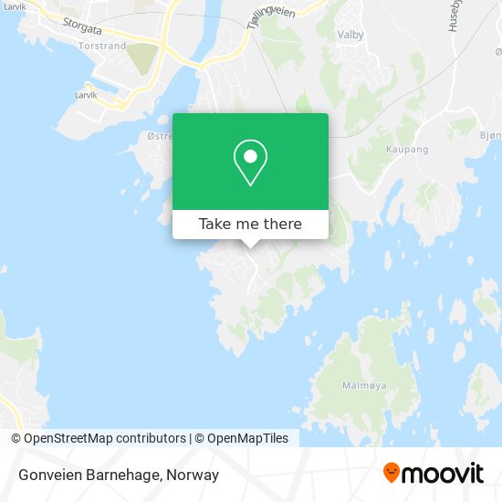 Gonveien Barnehage map