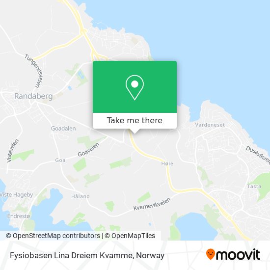 Fysiobasen Lina Dreiem Kvamme map
