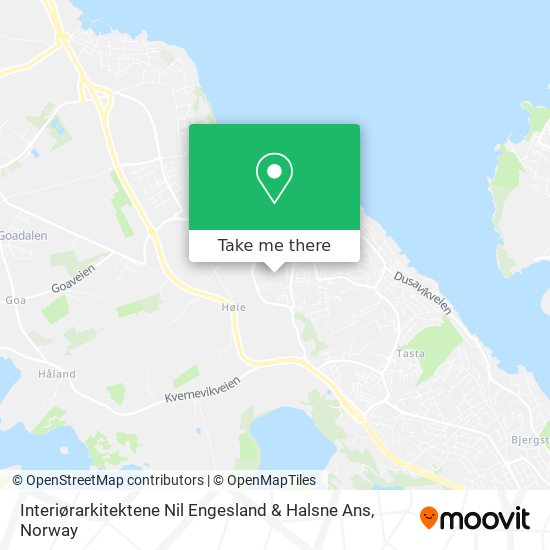 Interiørarkitektene Nil Engesland & Halsne Ans map