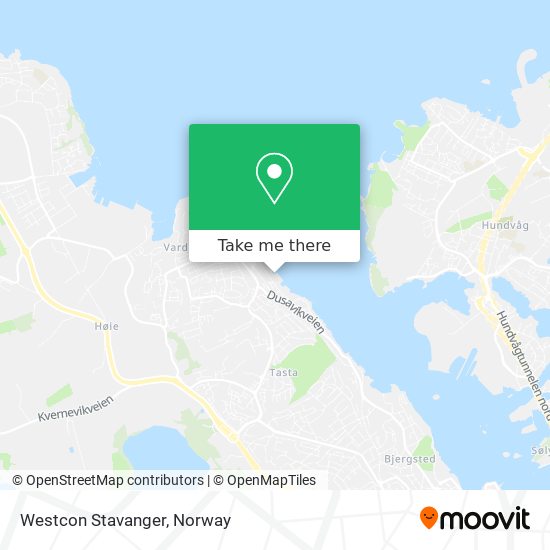 Westcon Stavanger map