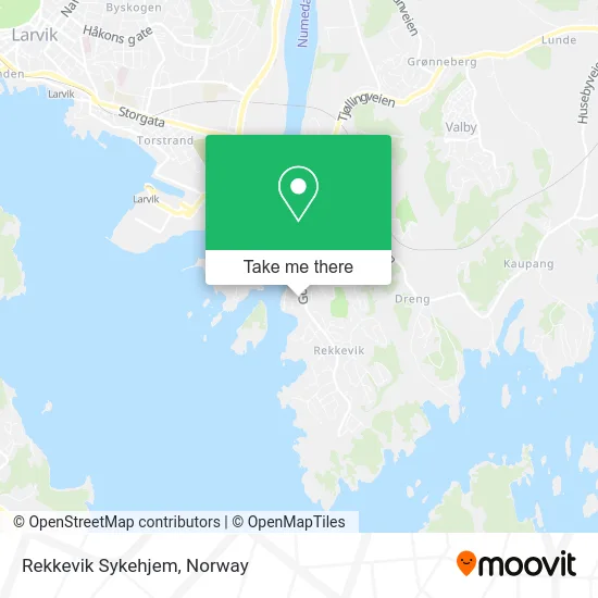 Rekkevik Sykehjem map