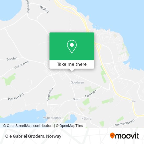 Ole Gabriel Grødem map