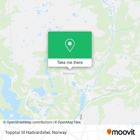 Topptur til Hadvardshei map