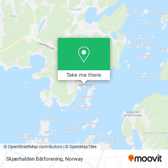 Skjærhalden Båtforening map