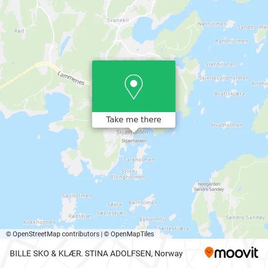 BILLE SKO & KLÆR. STINA ADOLFSEN map