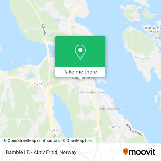 Bamble I.F. - Aktiv Fritid map