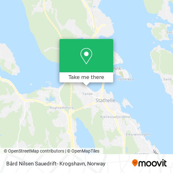 Bård Nilsen Sauedrift- Krogshavn map