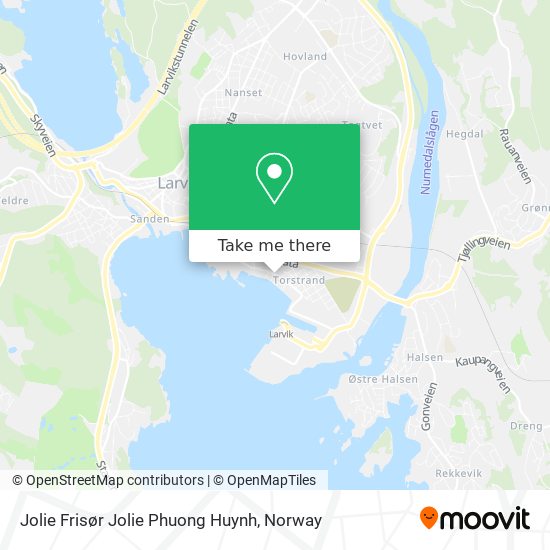 Jolie Frisør Jolie Phuong Huynh map