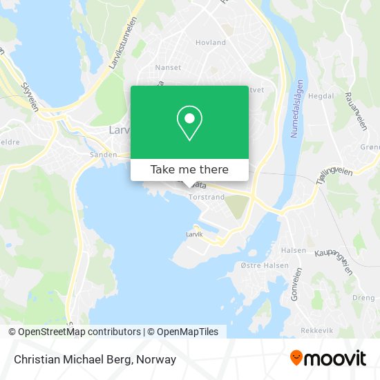 Christian Michael Berg map