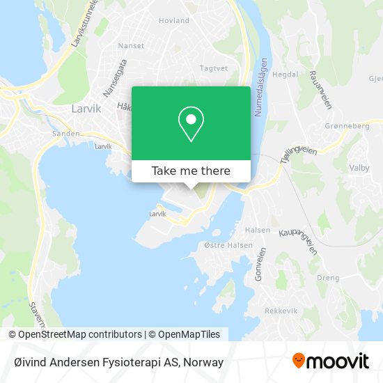 Øivind Andersen Fysioterapi AS map