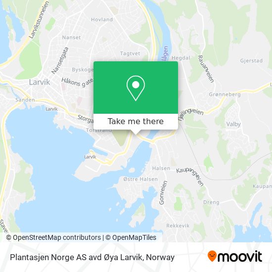 Plantasjen Norge AS avd Øya Larvik map