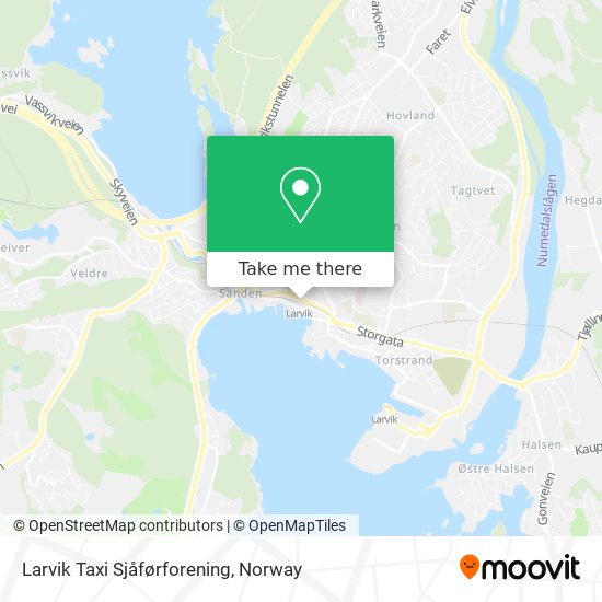 Larvik Taxi Sjåførforening map