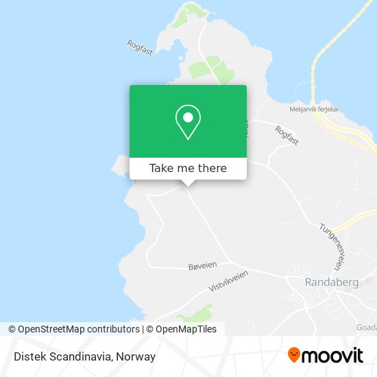 Distek Scandinavia map