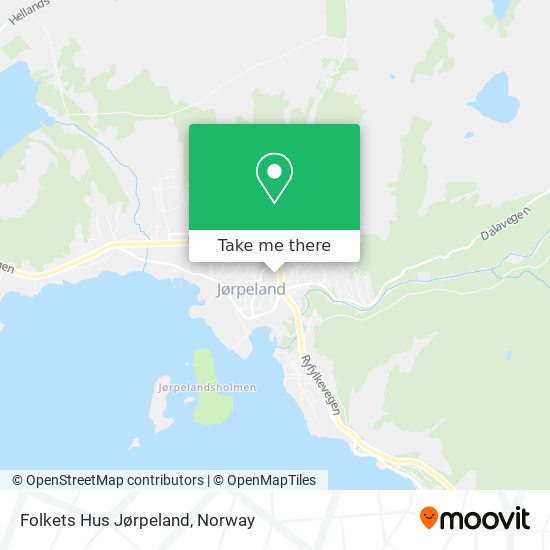 Folkets Hus Jørpeland map