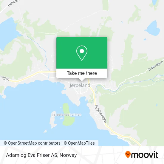 Adam og Eva Frisør AS map