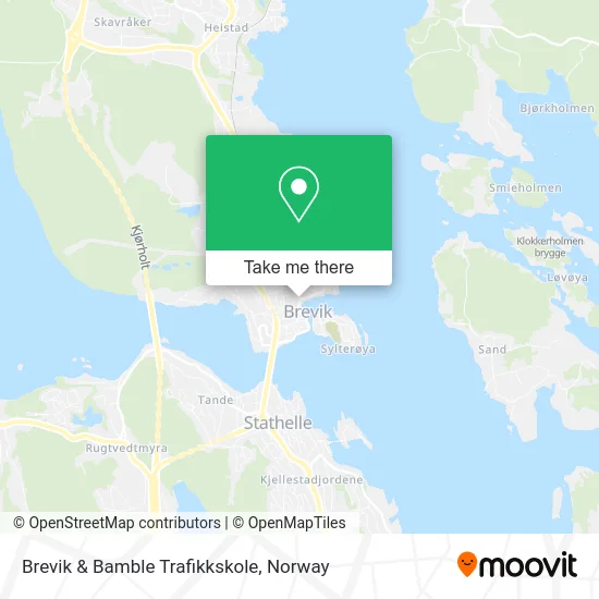 Brevik & Bamble Trafikkskole map
