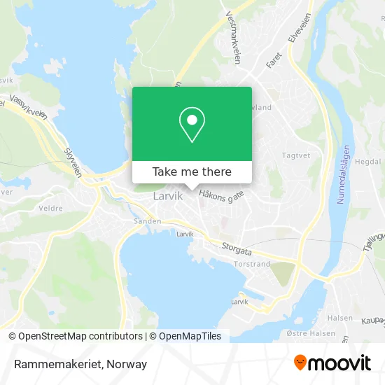 Rammemakeriet map