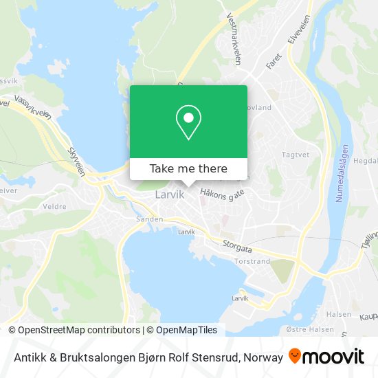 Antikk & Bruktsalongen Bjørn Rolf Stensrud map